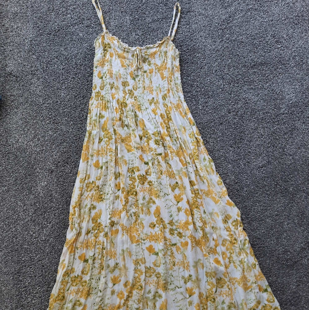 Kimchi blue floral midi tank sundress